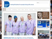 Tablet Screenshot of dimblebycancercare.org